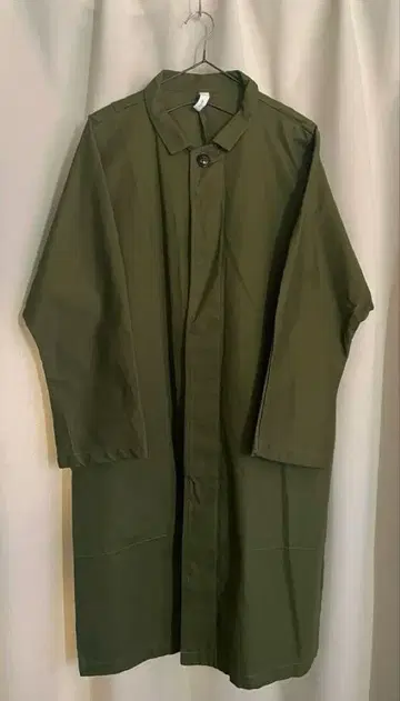 프릿 prit 올리브 그린 스텐카라 코트 일본제