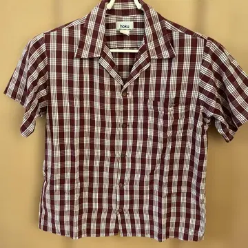 MADE IN HAWAII 파라카 체크 오픈 셔츠