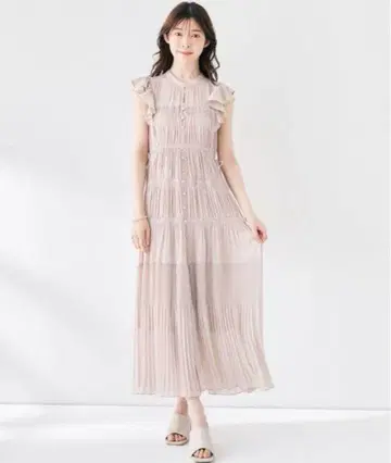 코코딜 슬리브리스 롱 원피스