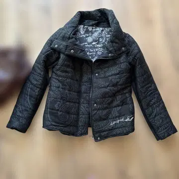 Desigual 추상 무늬 퀼팅 자켓 사이즈 38