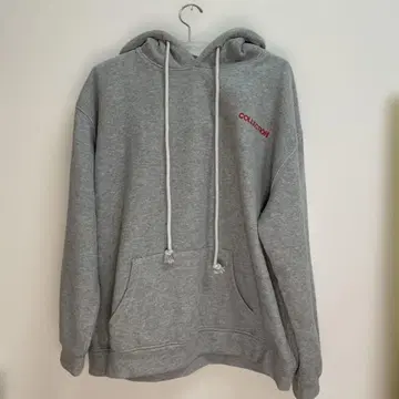 COLLECTION 후드 부착 후드티 그레이