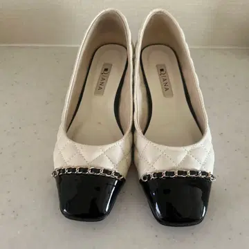 DIANA 퀼팅 하이힐 펌프스