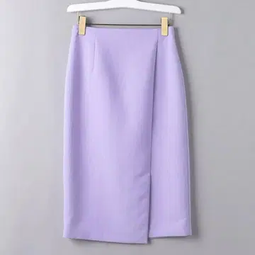 택 포함 새상품 UNITED ARROWS 랩 슬릿 타이트 스커트 라일락