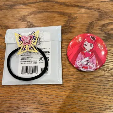 비밀의 아이프리 사쿠라 머리끈 캔뱃지