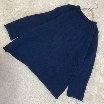 theory luxe 니트 네이비 38 캐주얼 깔끔 돌려입기