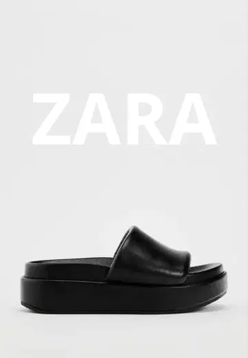 ZARA 샌들 통굽 롱 레그 효과 24.5 자라