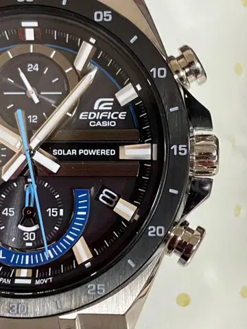 하자품 미사용 카시오 에디피스 크로노그래프 EQS-920DB-1B