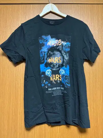 Ado LIVE 2023 MARS 티셔츠 XL 블랙
