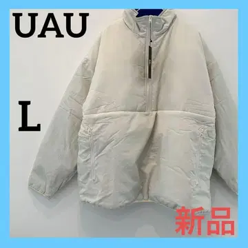 남성용 의류 아우터 다운 후드티 화이트 흰색 자켓 따뜻한 소재 L