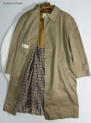 [새상품급] Aquascutum 라이너 포함 트렌치 코트 영국제