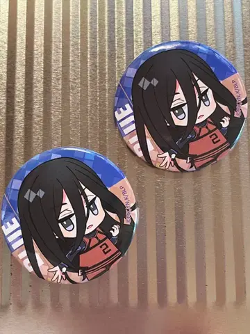 블루 록 캔뱃지 아류 쥬베에 애니메이션 캐릭터 캔뱃지 2개 세트
