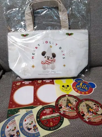 디즈니 크리스마스 리루린린 수베니어 런치백
