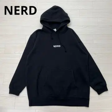NERD 후드 맨투맨 풀오버
