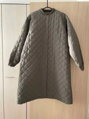 MUJI 워셔블 퀼팅 자켓 L 사이즈 카키