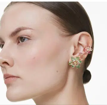 스와로브스키 꽃 귀걸이 3세트