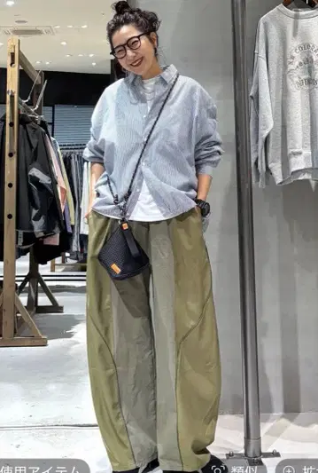 UNIVERSAL OVERALL ] 별주 피라미드 숄더 파우치