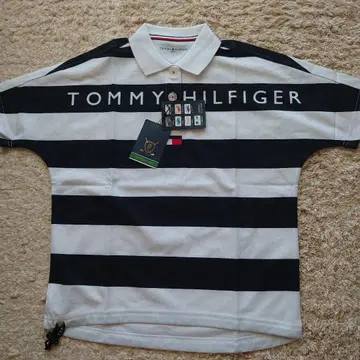 [ 새상품 ] TOMMY HILFIGER 스트라이프 피케 셔츠