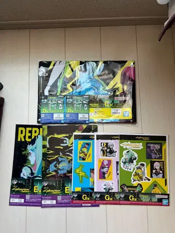 사이버 펑크 엣지 러너즈 제일복권 세트