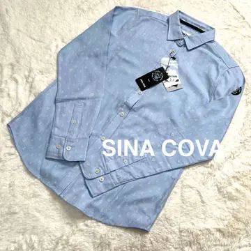SINACOVA 마린 블루 셔츠 사이즈 9
