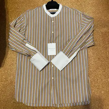 MACPHEE 맥피 코튼 브로드 밴드 카라 셔츠 새상품
