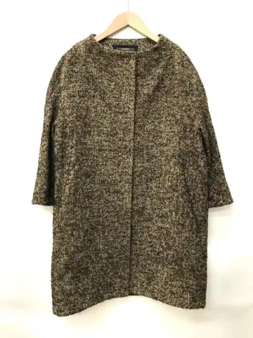 DINOU 이탈리아제 헤링본 트위드 코트 S K0570