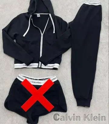 캘빈 클라인 블랙 셋업 S