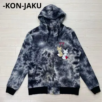 지금과 옛날 -KON-JAKU 후드 맨투맨 여우