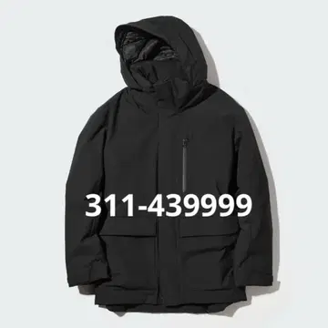 새상품급! UNIQLO 유니클로 하이브리드 다운 파카 블랙 XL