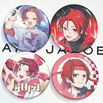 이레이스 캔뱃지 4개 세트 리우라