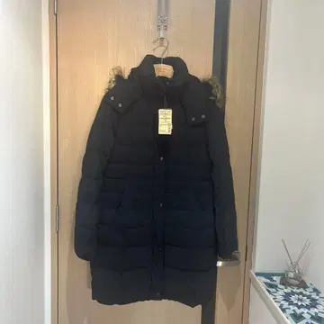 무인양품 여성용 롱 다운 코트 M 사이즈 블랙