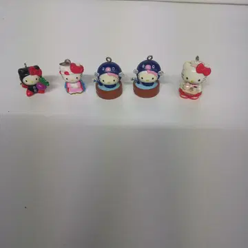 헬로키티 스트랩 없음 5개 세트