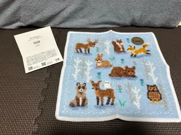 미사용 새상품 FEILER 윈터 애니멀즈 손수건 페이러