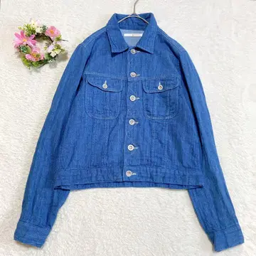 [ ao daikanyama ] 포근한 코튼 데님 라이크 자켓 ( M )