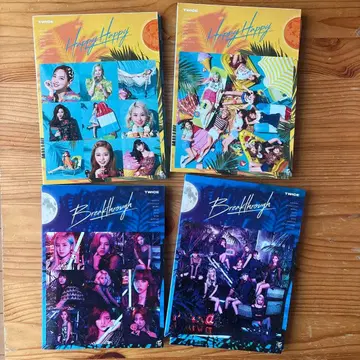 TWICE Happy Happy & Breakthrough 4장 세트