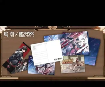 명조 천익 4세트 클리어 파일 엽서 x 2 캐릭터 카드