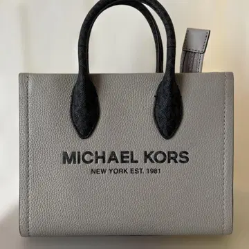 MICHAEL KORS 그레이 토트백