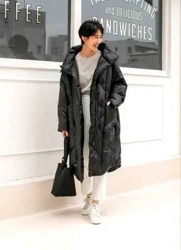 STYLE DELI 오버 사이즈 기능 충전솜 롱 코트