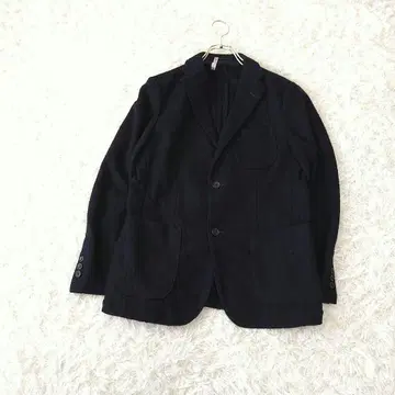 UNIQLO 유니클로 울 보아 자켓 도톰 네이비 심플