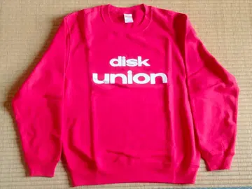 disk union 디스크유니온 크루넥 맨투맨 M 빨간색