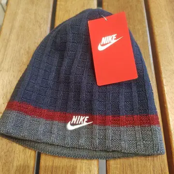 Nike 니트 모자 네이비 그레이