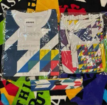 아라시 Japonism 티셔츠 복조리 부채 세트