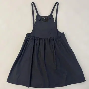 프랑슈리페 블랙 뒤 리본 컴팩트 점프슈트 그레이