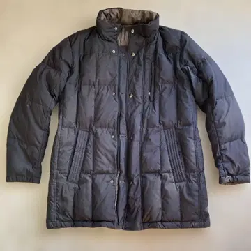 아오키 AOKI 다운 코트 블랙과 브라운의 리버서블