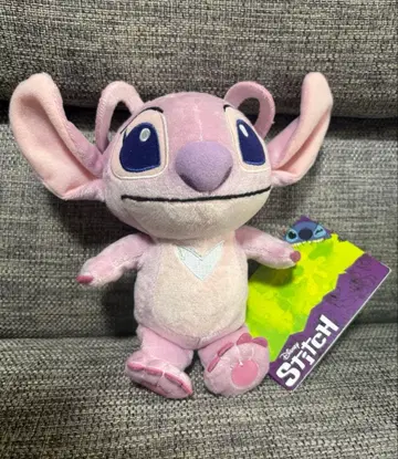 디즈니 릴로 & 스티치 엔젤 봉제 인형 키링