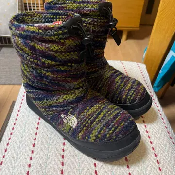 레어 THE NORTH FACE 니트 부츠 25cm