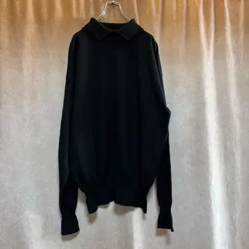 barassi 셔츠 칼라 니트 vintage 구제 의류 이탈리아