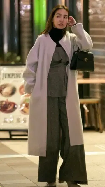 택 포함 새상품 프레이 아이디 캐시미어 혼방 BALLI 리버 코트