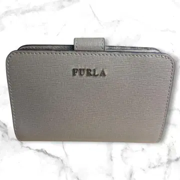 FURLA 그레이 접이식 지갑