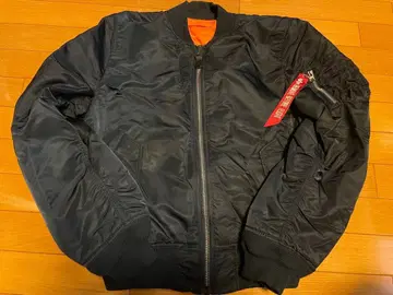 ALPHA MA-1 플라이트 자켓 네이비 L