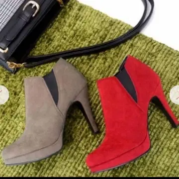 새상품급 에스페란자 슬림 레그 사이드 고어 숏부츠